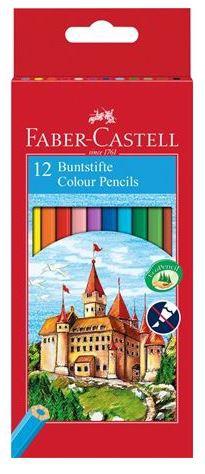 FABER CASTELL LÁPICES DE COLORES CLASSIC C/SURTIDOS ESTUCHE 12 UD