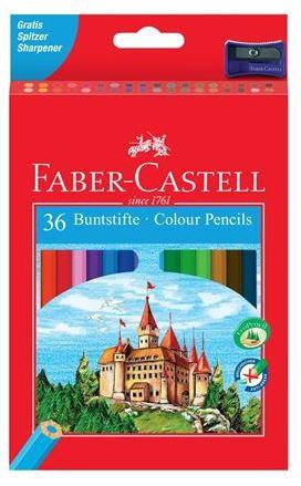 FABER CASTELL LÁPICES DE COLORES CLASSIC C/SURTIDOS ESTUCHE 36 UD