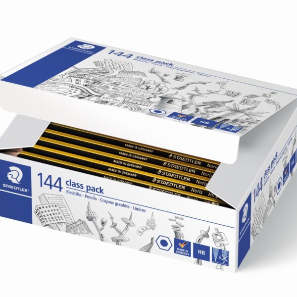 STAEDTLER LÁPIZ NORIS HB 120-2 CAJA 144 UD