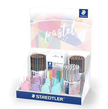 STAEDTLER EXPOSITOR DE LÁPICES PASTEL LINE CARTÓN SOBREMESA