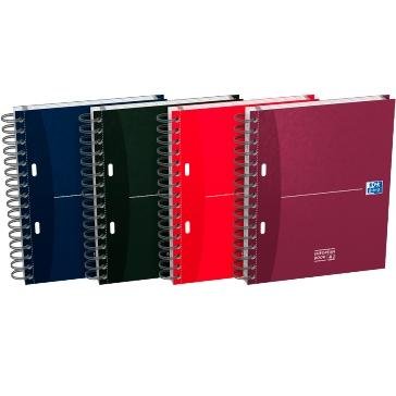 OXFORD CUADERNO OFFICE ESSENTIALS EUROPEANBOOK 4 MICROPERFORADO 100H A5+ 5X5 C/SEPARADORES T/EXTRADURAS C/SURTIDOS