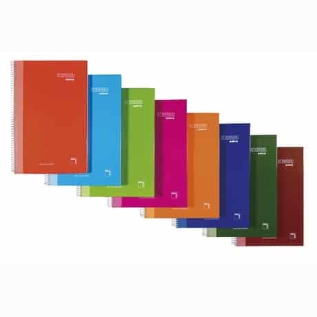 PACSA CUADERNO PREMIUM EXTRA 80H FOLIO 90GR 4X4MM C/M T/EXTRADURA PACK 4 UD C/SURTIDOS