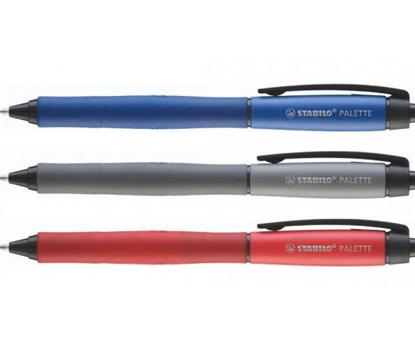 STABILO BOLÍGRAFO TINTA DE GEL RETRÁCTIL PALETTE FINE ROJO -10U-