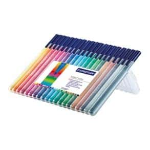 STAEDTLER ROTULADOR PUNTA DE FIBRA TRIPLUS COLOR ESTUCHE 20 UNIDADES