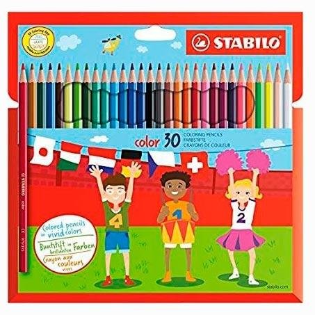 STABILO LÁPICES DE COLORES "COLOR" C/SURTIDOS ESTUCHE 30 UD
