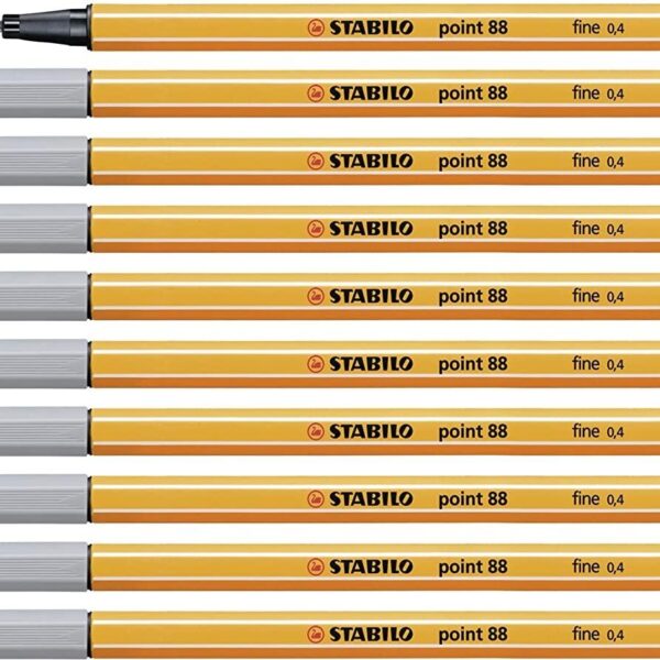STABILO ROTULADOR POINT 88 GRIS MEDIO CAJA 10 UD