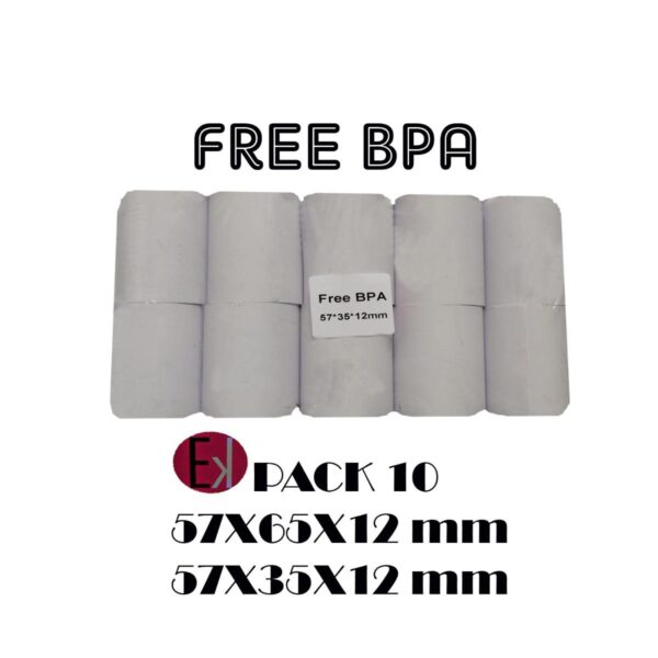 EKRIT ROLLO TÉRMICO SIN BPA 57X35X12MM 57GRS -10U-