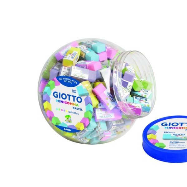 GIOTTO GOMMA GOMA DE BORRAR LAPIZ PASTEL TARRO  -120U-