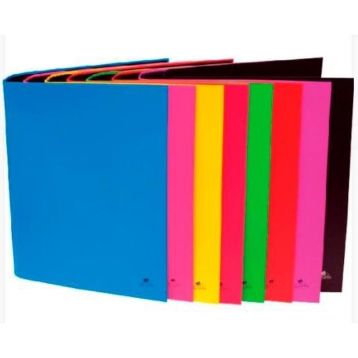 MARIOLA CARPETA ANILLAS 4 X 25MM FOLIO CARTÓN FORRADO PLASTIFICADO MATE C/SURTIDOS