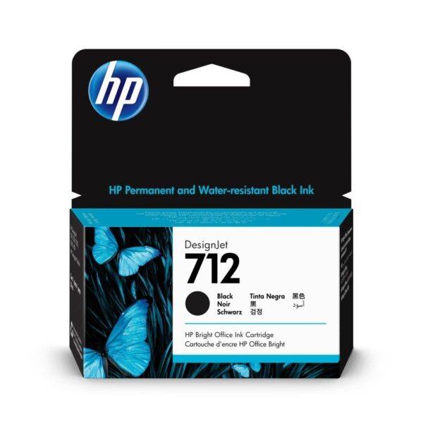 HP TINTA NEGRO DESIGNJET T200 / T600- Nº 712
