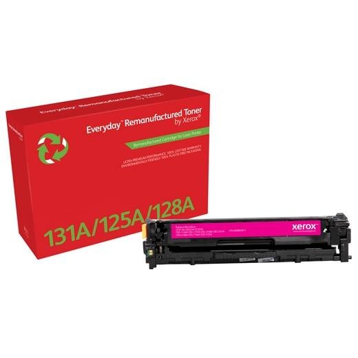 XEROX EVERYDAY REMANUFACTURED TONER MAGENTA PARA HP 131A / 125A / 128A COLOR LASERJET PRO 200 M251 CM1312 (CF213A/ CB543A/ CE323A/ CRG-116M)