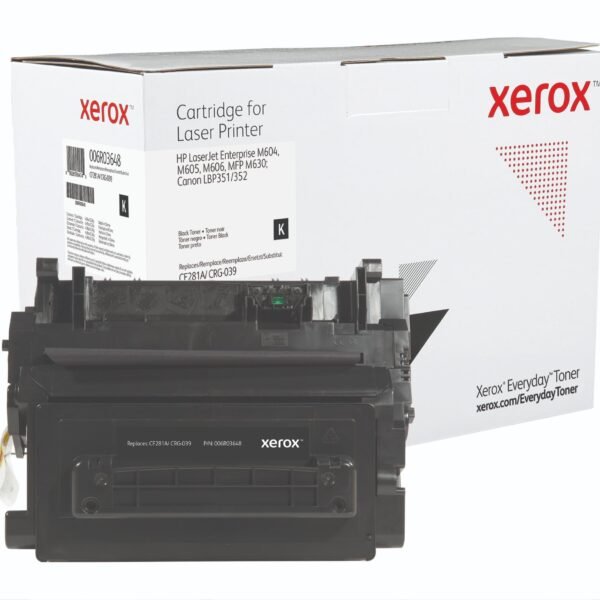 XEROX EVERYDAY TONER NEGRO PARA HP LASERJET ENTERPRISE M604, M605, M606, M625, M630 SERIES (CF281A)