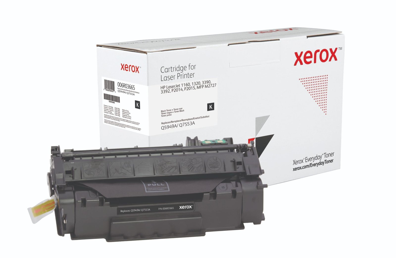 ARC_38579.jpg XEROX EVERYDAY TONER NEGRO PARA HP LASERJET 1160/1320 - Q5949A - Imagen 1