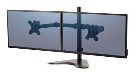 FELLOWES PEANA PARA MONITOR DOBLE SEASA SERIES NEGRO