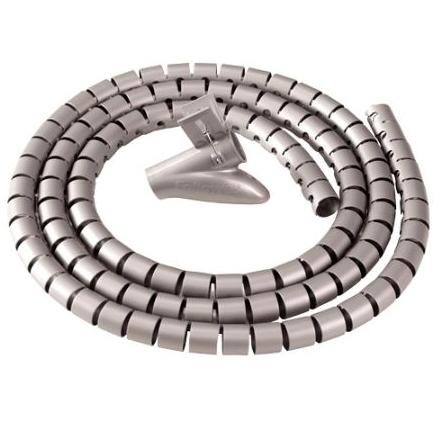 FELLOWES ORGANIZADOR CABLES PLATEADO CABLEZIP