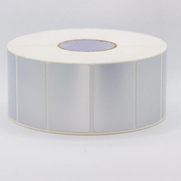 BROTHER ETIQUETAS DE TRANSFERENCIA TÉRMICA POLIESTER COLOR PLATA MATE 50X30MM (2.270 ETIQUETAS/ROLLO) - CAJA 12 ROLLOS