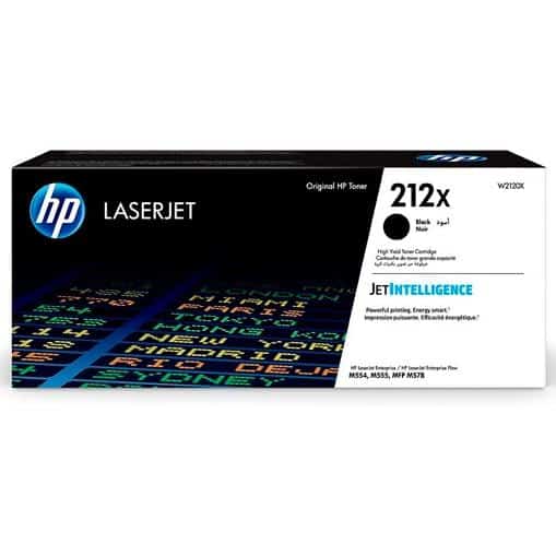 HP TONER NEGRO LASERJET ENTERPRISE M554, M555, M578 -212X