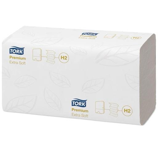 TORK XPRESS TOALLA DE MANO ENTREDOBLADA SISTEMA H2 34X21,2CM 2 CAPAS EXTRA SUAVE BLANCO PACK