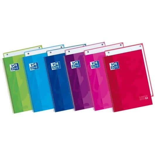 OXFORD CUADERNO CLASSIC EUROPEANBOOK 1 WRITE&ERASE 80H A4+ 5X5MM MICROPERFORADO T/EXTRADURA C/SURTIDOS
