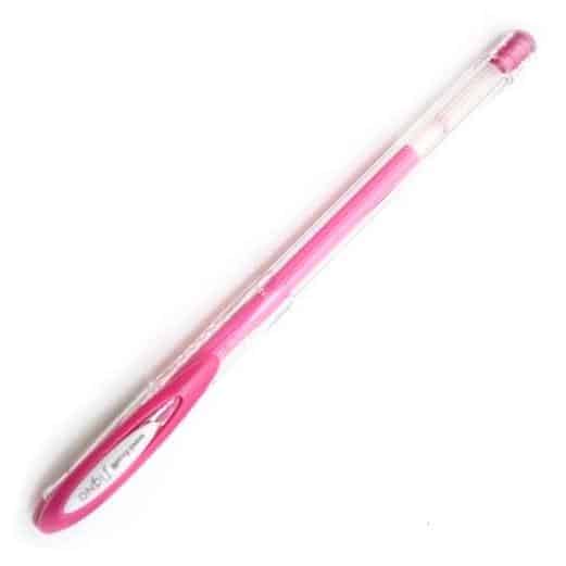 UNIBALL ROLLERBALL SIGNO ANGELIC COLOUR UM-120AC 0.7MM ROSA PASTEL CAJA 12 UD
