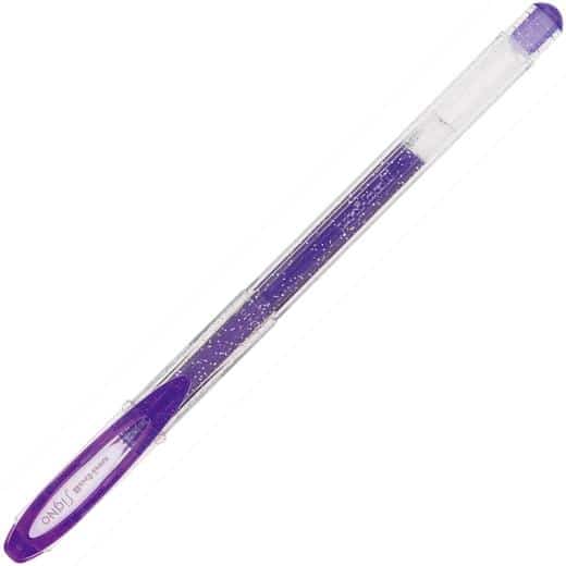 UNIBALL ROLLERBALL SIGNO SPARKLING UM-120SP 1.0MM VIOLETA CAJA 12 UD