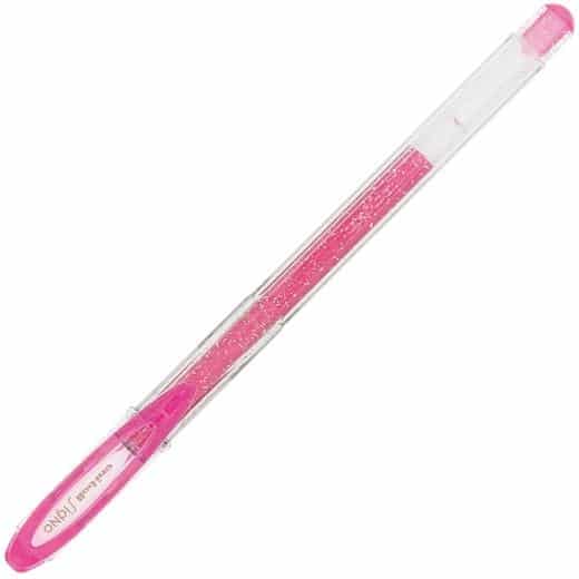 UNIBALL ROLLERBALL SIGNO SPARKLING UM-120SP 1.0MM ROSA CAJA 12 UD