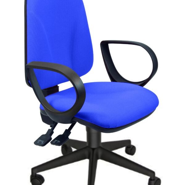 UNISIT SILLA ADMINISTRATIVA SINCRO TEAM AZUL REPOSABRAZOS FIJOS