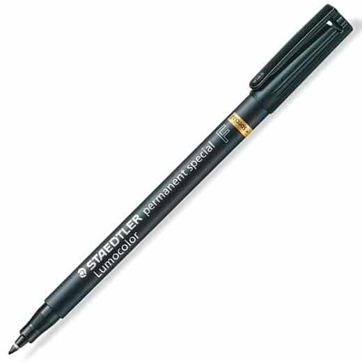 STAEDTLER ROTULADOR ESPECIAL PERMANENTE LUMOCOLOR F NEGRO