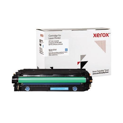 XEROX EVERYDAY TONER CIAN PARA HP M775, M775DN, M775F, M775Z, M775Z+,LASERJET CP5520, CP5525DN,  CP5525N, CP5525XH, M750N, M750DN, M750XH, CP5220, CP5225 - CE340A/CE270A/CE740A