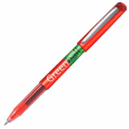 PILOT ROLLER TINTA LÍQUIDA GREENBALL 07 ROJO
