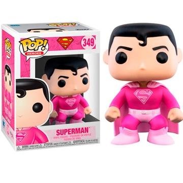 FUNKO POP DC SUPERMAN ROSA INVESTIGACION CONTRA EL CANCER DE MAMA  Nº 349 -CAJA ORIGINAL-
