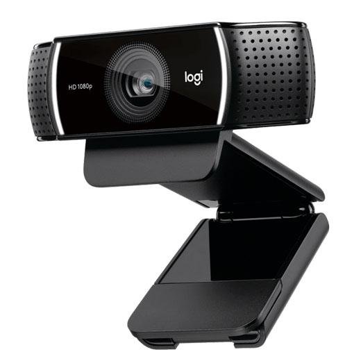 LOGITECH WEBCAM HD PRO STREAM C922 C/TRÍPODE MICRÓFONO INTEGRADO NEGRO