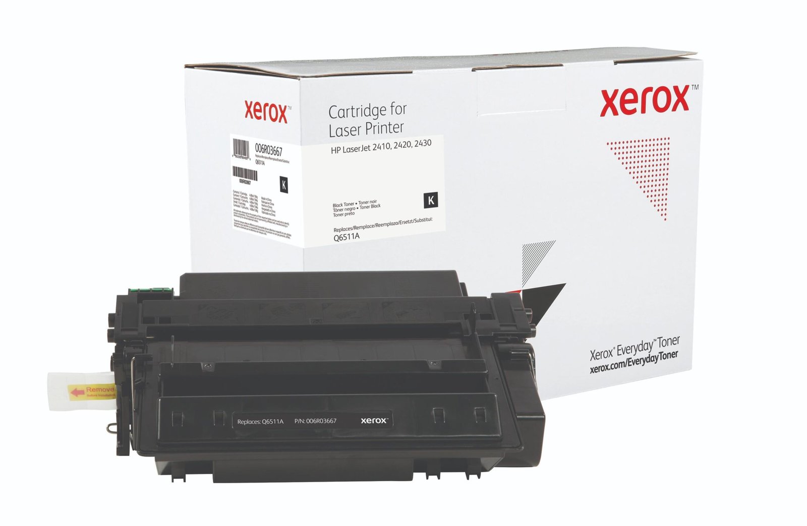 ARC_44815.jpg XEROX EVERYDAY TONER NEGRO LASERJET 2400/2400DN/2410/2420/2420D/2430/2430T/2430TN/2430DTN - Q6511A - Imagen 1