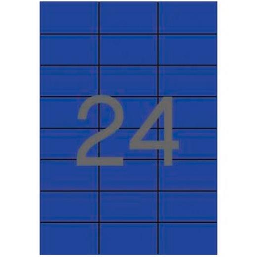 ARC_45000.jpg APLI ETIQUETAS ADHESIVAS 70X37MM INKJET/LÁSER C/RECTOS 24 X 20H AZUL - Imagen 1
