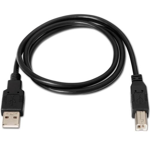 AISENS CABLE USB 2.0 IMPRESORA TIPO A/M - B/M NEGRO 1,8M