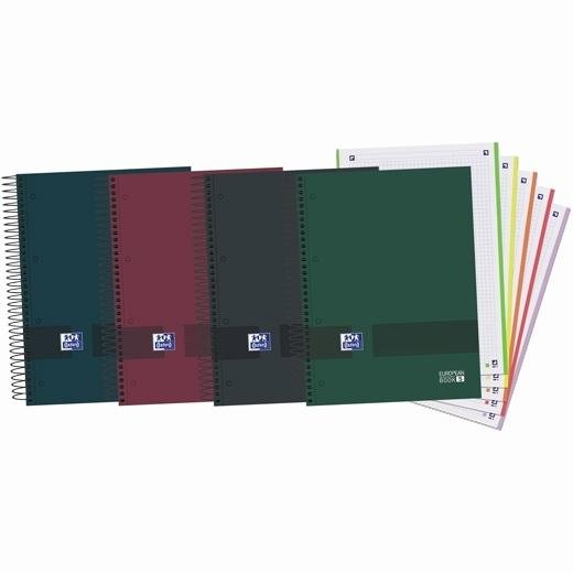 OXFORD CUADERNO & YOU EUROPEANBOOK 5 WRITE&ERASE 120H A5+ 5X5 MICROPERFORADO TAPA EXTRADURA C/SURTIDOS NEUTROS