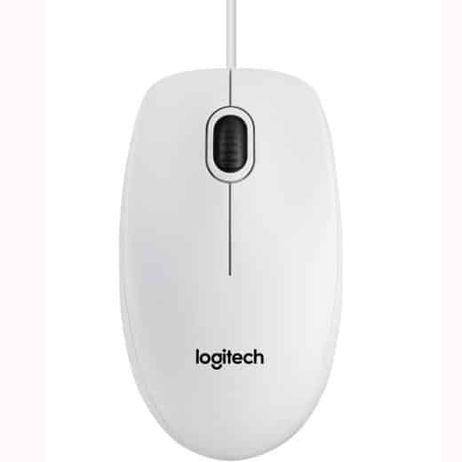 LOGITECH RATÓN B100 CABLE USB 800PPP AMBIDIESTRO 3 BOTONES BLANCO