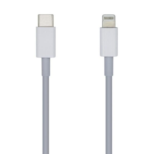 AISENS CABLE-APPLE -USB TYPE C-LIGHTING-2A, 2M CARGA RÁPIDA BLANCO