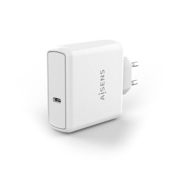 AISENS CARGADOR PD3.0 QC3.0 1XUSB-C 60W WHITE