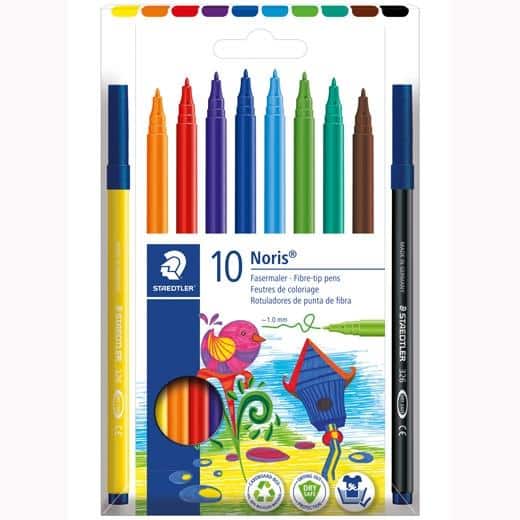 STAEDTLER ROTULADORES NORIS 326 C/SURTIDOS ESTUCHE 10 UD