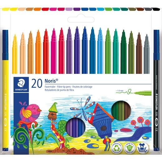 STAEDTLER ROTULADORES NORIS 326 C/SURTIDOS ESTUCHE 20 UD