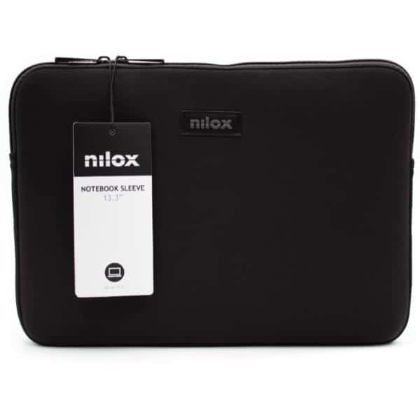 NILOX FUNDA COLOR SLEEVE PORTÁTIL DE 13,3 NEGRA
