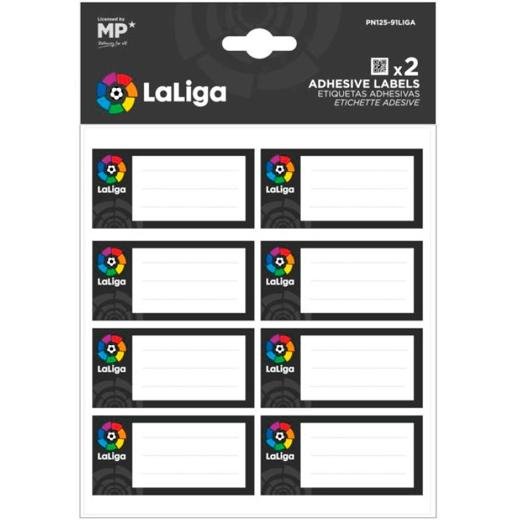 ETIQUETAS ADHESIVAS PERSONALIZABLES DECORADAS LA LIGA