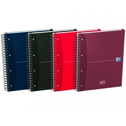 OXFORD CUADERNO OFFICE ESSENTIALS EUROPEANBOOK 4 MICROPERFORADO 120H A4+ 5X5 C/SEPARADORES T/EXTRADURAS C/SURTIDOS