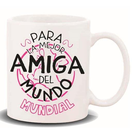 ROYMART TAZA CON MENSAJE "PARA LA MEJOR AMIGA"