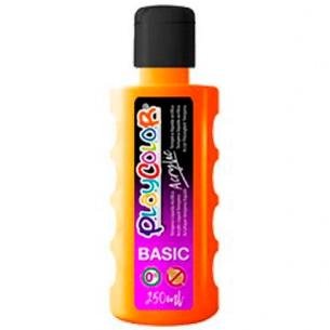 PLAYCOLOR PINTURA ACRYLIC BASIC BOTELLA 250ML NARANJA