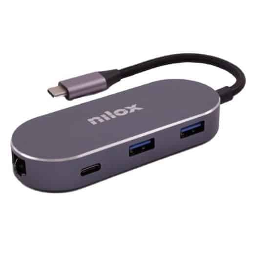 NILOX DOCKING USB-C A HDMI/USB 3.0/LAN/PD