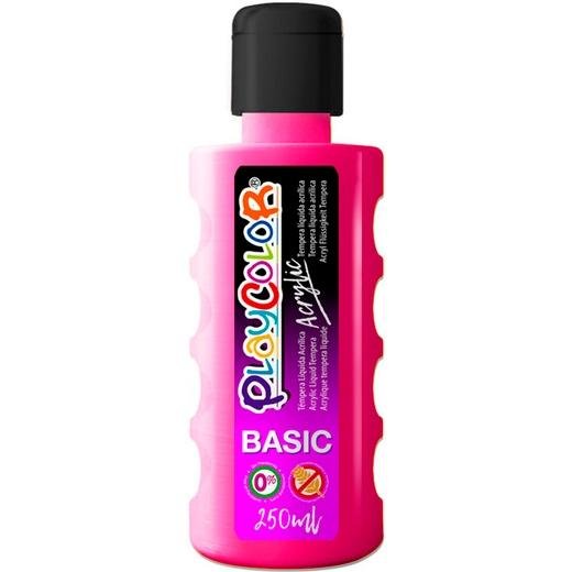 PLAYCOLOR PINTURA ACRYLIC BASIC BOTELLA 250ML MAGENTA