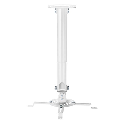 AISENS SOPORTE UNIVERSAL GIRATORIO INCLINABLE Y EXTENSIBLE DE TECHO PARA PROYECTOR BLANCO