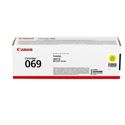 CANON TONER AMARILLO I-SENSYS MF 752/752CDW/754/754CDW - LBP 673/673CDW - 069Y